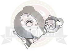 Крышка картера левая 166FMM сцепления и эл.стартера №1 (E12-3)