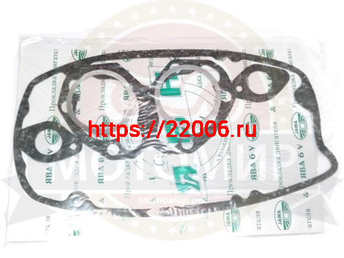 Набор прокладок Ява 6В двигателя (Россия) Набор прокладок Ява 6В двигателя (Россия)