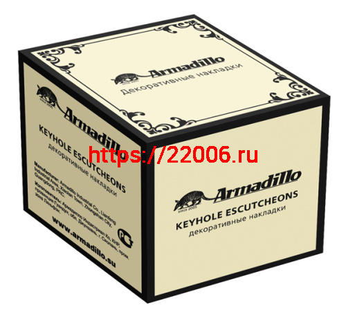 Накладка Armadillo (Армадилло) CYLINDER ET/CL-CP-8 Хром 2 шт. фото 2 Накладка Armadillo (Армадилло) CYLINDER ET/CL-CP-8 Хром 2 шт. фото 2