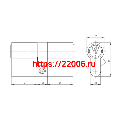 Цилиндровый Ajax (Аякс) механизм (AZ100/80) AZ1000Key80 (30+10+40) CP хром фото 3 Цилиндровый Ajax (Аякс) механизм (AZ100/80) AZ1000Key80 (30+10+40) CP хром фото 3