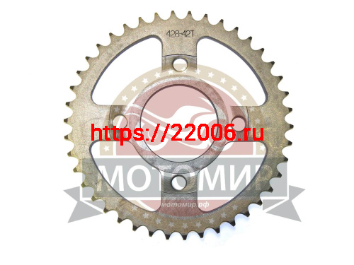 Венец (Z42) 428 (d58mm - 4 x 63mm) CG/CB HUNTER на колесо, Старого обр.