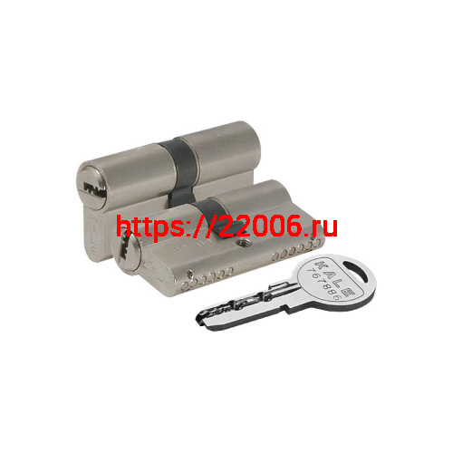 Цилиндровый Kale kilit (Кале килит) механизм 164 SN/62 (26+10+26) mm никель 5 кл.