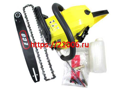 Бензопила SADD ECO 5200 (2.2 кВт) 18" (0.325-1.3) (72 зв.) Бензопила SADD ECO 5200 (2.2 кВт) 18" (0.325-1.3) (72 зв.)