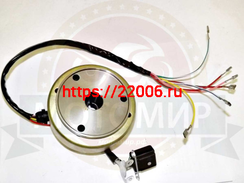 Зажигание 157FMI в сборе с маховиком Симплер, Хантер125, CrossFire (CG125) 4 катушки фото 2 Зажигание 157FMI в сборе с маховиком Симплер, Хантер125, CrossFire (CG125) 4 катушки фото 2