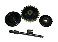 Ролик натяжителя цепи ГРМ 139FMB,  Альфа, Задиак набор №1 (Комплект звезд ГРМ+шток  маслонасоса)