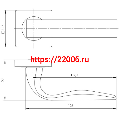 Ручка Ajax (Аякс) раздельная K.JK51.EVO (EVO JK) GR-23 графит фото 2 Ручка Ajax (Аякс) раздельная K.JK51.EVO (EVO JK) GR-23 графит фото 2