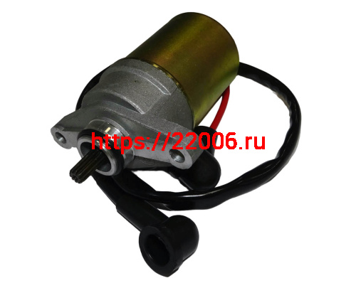 Электростартер GY6- 50/80 139QMB (FT50QT-4A,-10, -18) (d-7мм, 10 шлиц) Электростартер GY6- 50/80 139QMB (FT50QT-4A,-10, -18) (d-7мм, 10 шлиц)