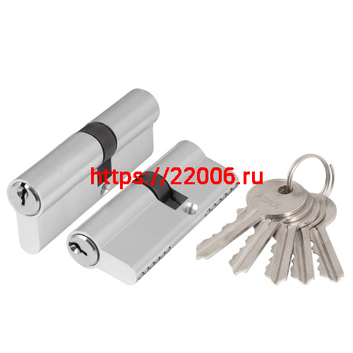 Цилиндровый Ajax (Аякс) механизм (AZ100/80) AZ1000Key80 (30+10+40) CP хром Цилиндровый Ajax (Аякс) механизм (AZ100/80) AZ1000Key80 (30+10+40) CP хром