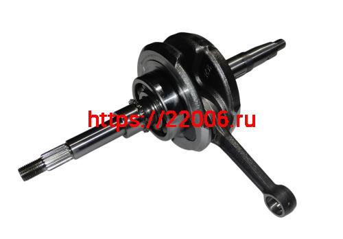 Коленвал 4х такт. GY6-180 1P62F WD180 с шатуном и подшипниками (162F.01.100) Коленвал 4х такт. GY6-180 1P62F WD180 с шатуном и подшипниками (162F.01.100)