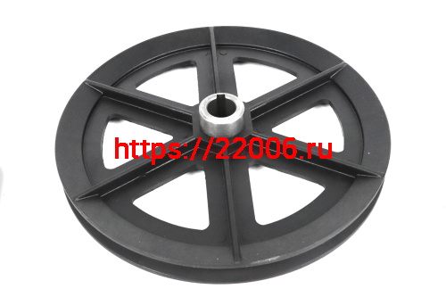 Шкив ведомый Нева МК-200 большой (редуктора) пластмассовый (005.65.0080-02) Шкив ведомый Нева МК-200 большой (редуктора) пластмассовый (005.65.0080-02)