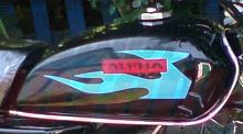 Бензобак Alpha FX Max серебристый