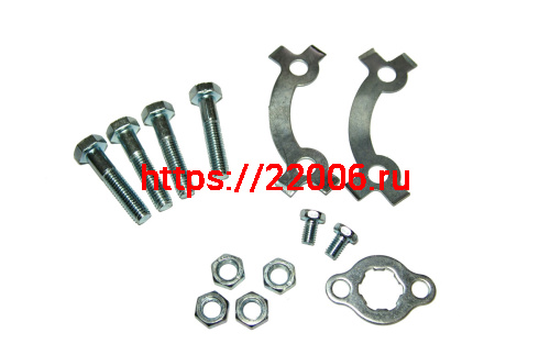 Стопор звезды задней DELTA, ALPHA с крепежом (4 болта/шпильки + 2 стопора+шайба звезды ведущ.)
