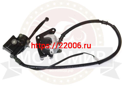 Гидравлика передняя в сборе YBR125 с 2009 года (L-850mm, 1 поршень) фото 2